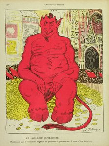 The Capitalist Moloch, fra LAssiette au Beurre, 27. august 1910 av Stanislav Ostoja-Chrostovski