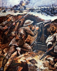 Løytnant Thomas Wilkinson, Loyal North Lancaster Regiment (farge litho)
