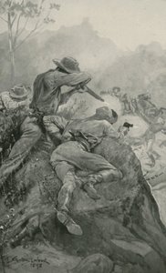 Angrep på en gulleskorte av Stanley L. Wood