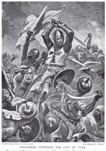 Crusaders Storming the City of the Tyre, illustrasjon fra 