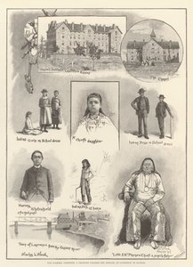 Haskell Institute, en treningsskole for indianere, i Lawrence, i Kansas