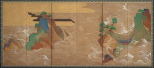 Bølger ved Matsushima, 1600-tallet.
