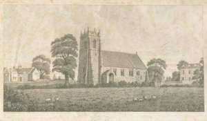 Adbaston Church: linje- og stippelgravering, nd [c 1800]