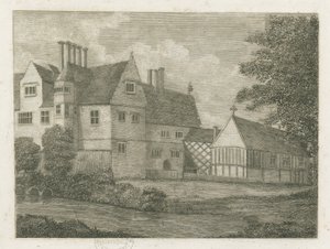 Brewood - Black Ladies Priory: gravering, og [?1700-tallet] (trykk)