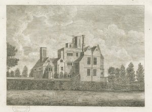 Brewood - Black Ladies Priory: gravering, og [?1700-tallet] (trykk)