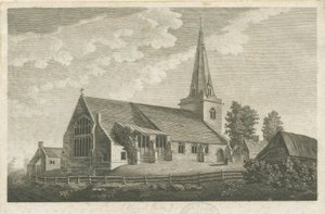 Church Eaton Church: gravering, nd [c 1800] (trykk) av Stebbing Shaw