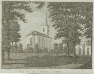 Great Barr Chapel: gravering, nd [1762-1802] av Stebbing Shaw