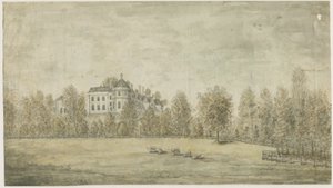 Hagley Hall: vannfargemaleri, nd [1795]