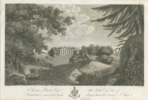 Hamstead Hall: gravering, nd [1762-1802] (trykk) av Stebbing Shaw