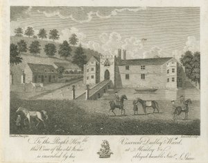 Himley Hall: gravering av Stebbing Shaw