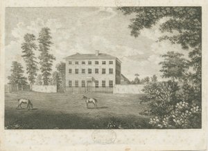 Lille Onn Hall: linjegravering, nd [1762-1802] av Stebbing Shaw