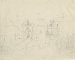 Patshull House: blyanttegning, nd [?1762-1802]