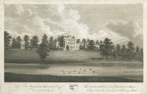 Shenstone - Little Aston Hall: gravering, nd [1762-1798] (trykk) av Stebbing Shaw