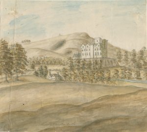 Stourton Castle: vannfargemaleri, nd [1762-1798]