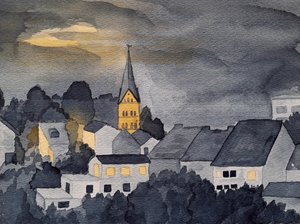 Bad Honnef om natten