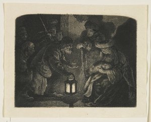 Tilbedelse av hyrdene av Stefan Juliusz Norblin de la Gourdaine