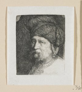 Hodet til en mann med turban