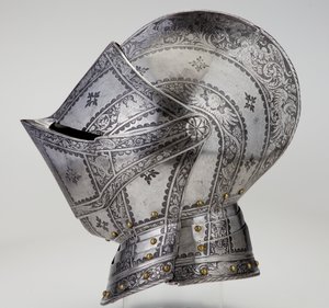 Armorhjelm for felt og tilt, av grev Franz von Teuffenbach av Stefan Rormoser