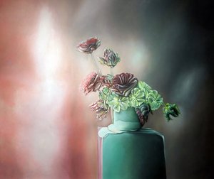 Surrealistisk blomsterstilleben av Stefano Mazzolini