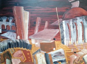 Surrealistisk byarkitektur av Stefano Mazzolini