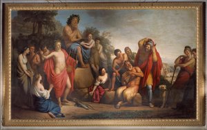 Mytologiske guddommer. Fresco av Stefano Tofanelli