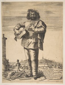 Carlo Cantu kalt Buffetto, 1646. Skapere: Stefano della Bella, Jean Couvay. av Stefano della Bella, Jean Couvay
