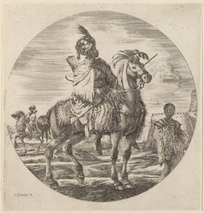En svart rytter av Stefano della Bella