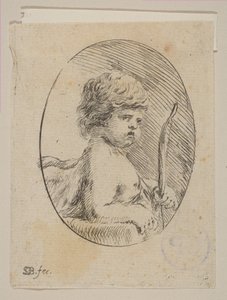 A Small Cupid with His Bue, fra 