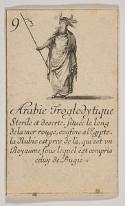 Troglodytic Arabia, 1644. av Stefano della Bella