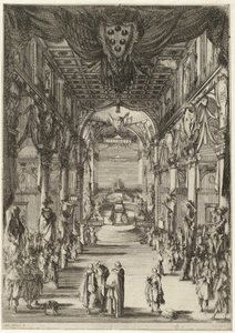 Begravelse til Francesco II de' Medici av Stefano della Bella