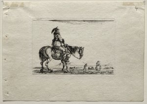 Caprices: Montert Cavalier av Stefano della Bella