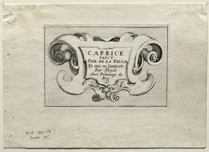Caprices: Tittelside av Stefano della Bella