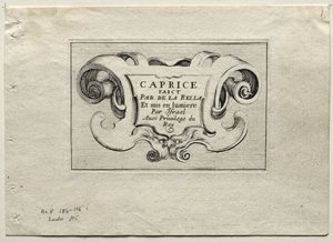 Caprices: Tittelside. av Stefano della Bella