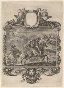 Clovis og Clotilda, ca. 1657. av Stefano della Bella