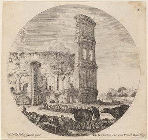 Colosseum av Stefano della Bella
