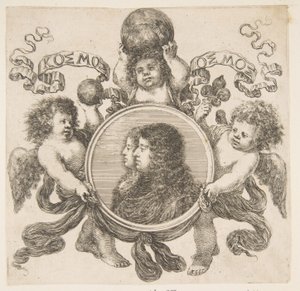 Cosimo de Medici, prins av Toscana, og hans kone, Marguerite Louise dOrleans, 1661. av Stefano della Bella
