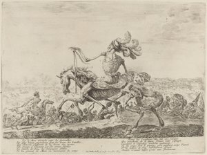 Døden på slagmarken av Stefano della Bella