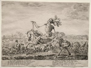 Døden på slagmarken, 1646-1647. av Stefano della Bella