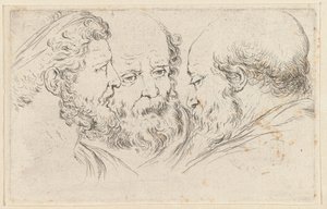 Tre filosofhoder av Stefano della Bella