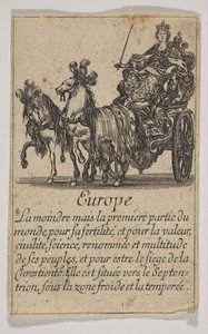 Europa, 1644. av Stefano della Bella