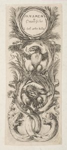 Frontispice: Ornamenter eller grotesker, ca. 1653. av Stefano della Bella