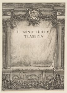 Frontispice for Il Nino Son, 1655. av Stefano della Bella