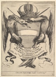 Frontispice for begravelsen til keiser Ferdinand II Esequie dellimperadore Ferdinando..., 1637. av Stefano della Bella