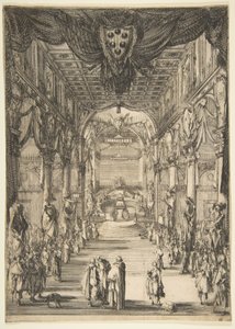 Begravelse til Francesco de Medici, 1634. av Stefano della Bella