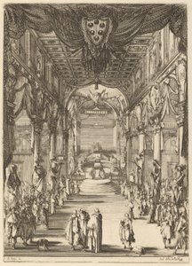 Begravelse av prins Francesco de Medici av Stefano della Bella