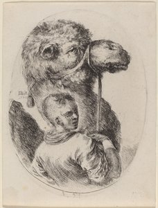 Brudgommen med en kamel, 1649. av Stefano della Bella