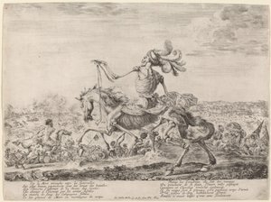 Døden på en slagmark, 1648. av Stefano della Bella