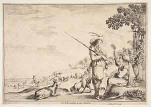 Den florentinske jakten, ca. 1654. av Stefano della Bella