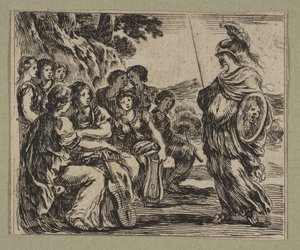 De ni musene, 1644. av Stefano della Bella