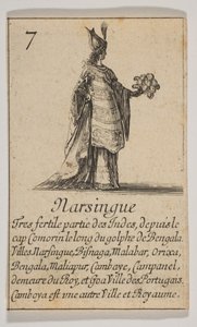 Narsingue, 1644. av Stefano della Bella